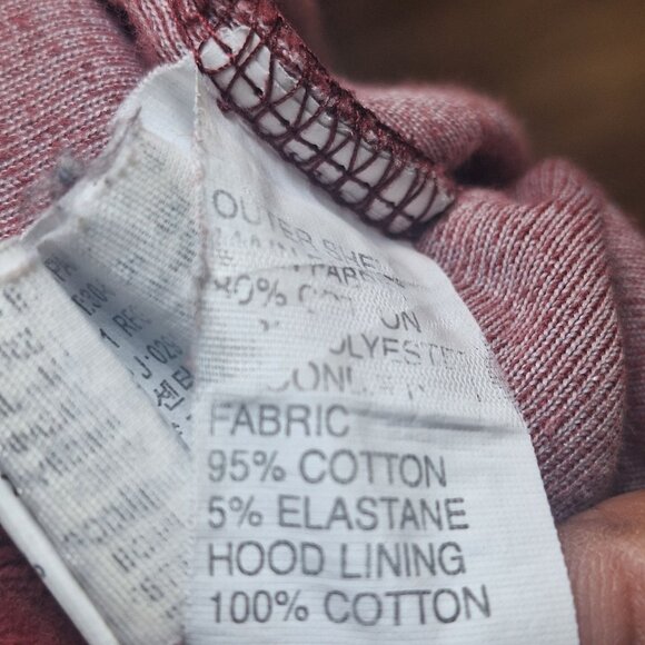 Zara full zip burgundy jacket size - Picture 3 of 5